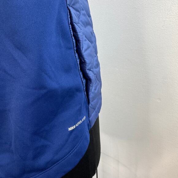 NIKE Aerolayer Multi Running Vest Colorblock Quilted Mock Neck Full Zip Medium M - Picture 5 of 8
